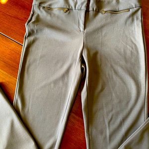 ALFANI DARK TAUPE Stretch Sz 14 Front pockets 38x32.5x7